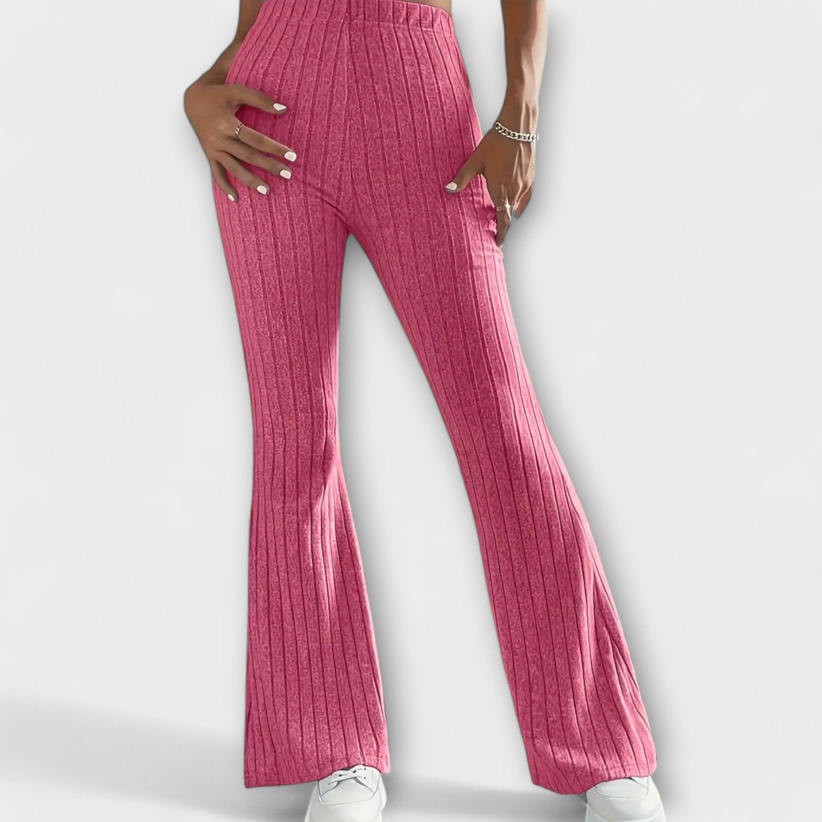 Pantalon élastique tissé