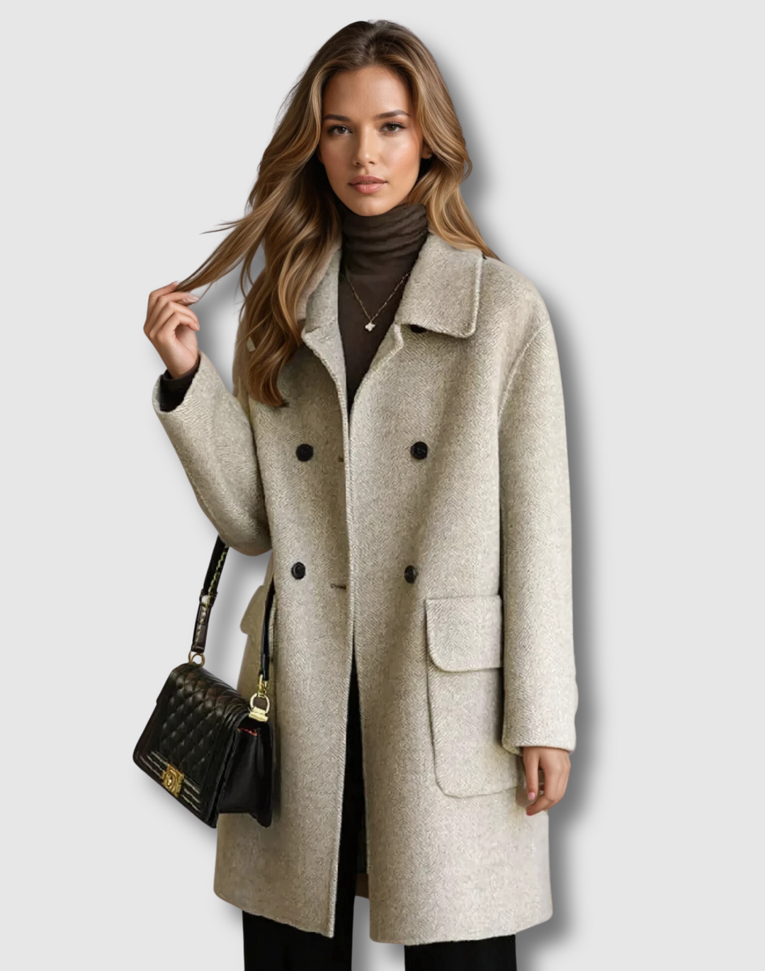 Manteau tissé