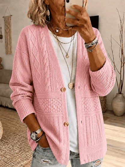 Cardigan en jersey imprimé