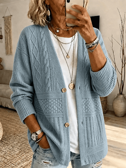 Cardigan en jersey imprimé